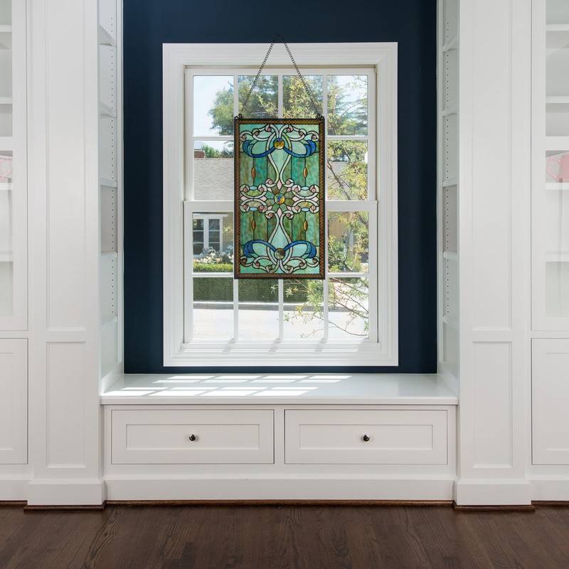 Tiffany Style Stained Glass Window Panel