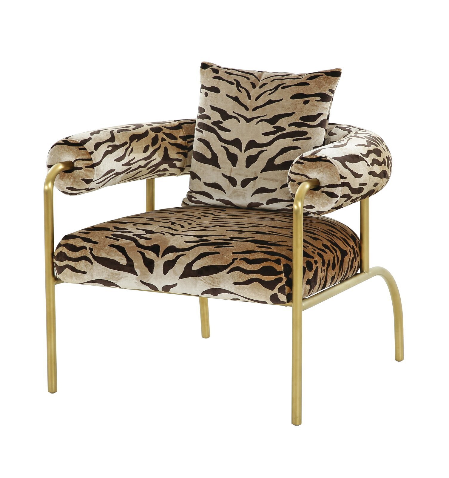 Tiger Print Accent Chair