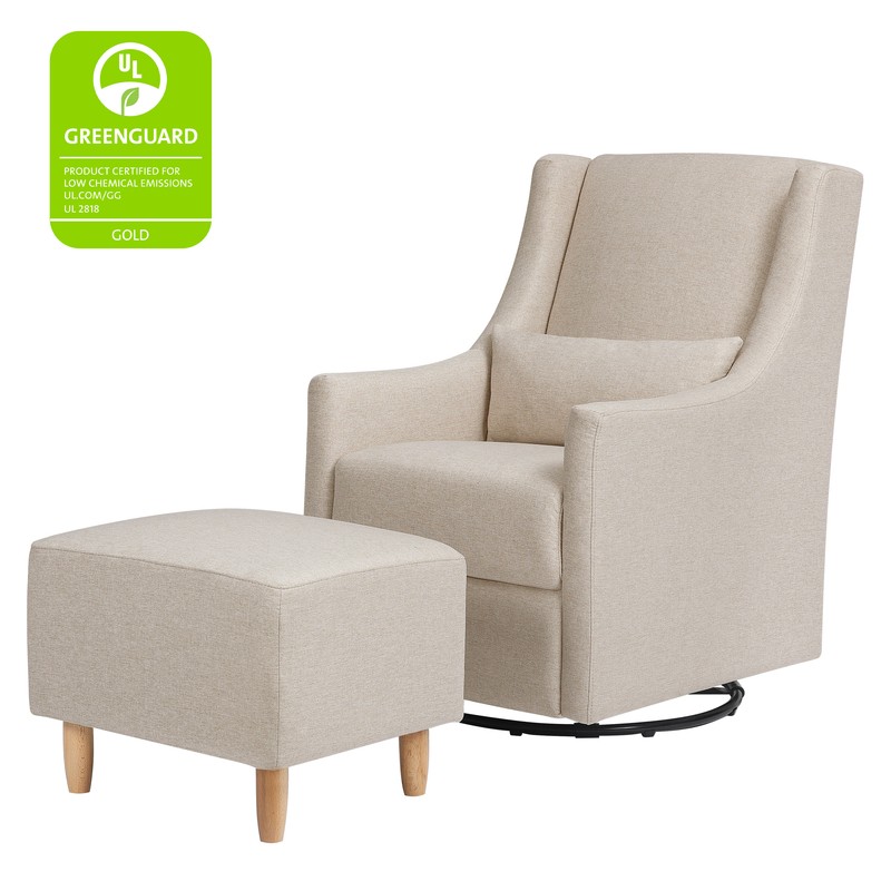 Toco Swivel Glider with Ottoman