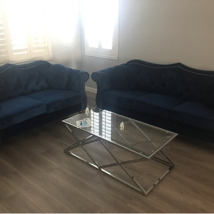 Tommy 2 Piece Velvet Living Room Set