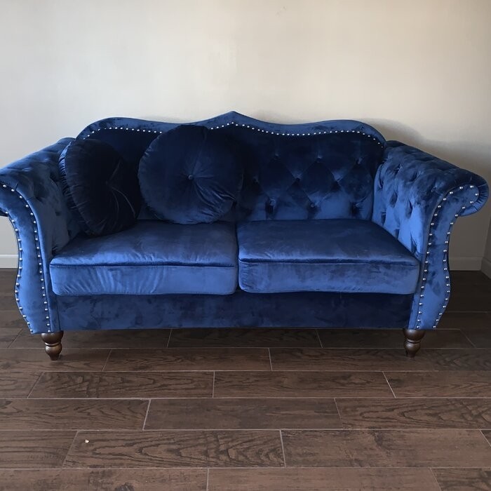 Tommy 2 Piece Velvet Living Room Set