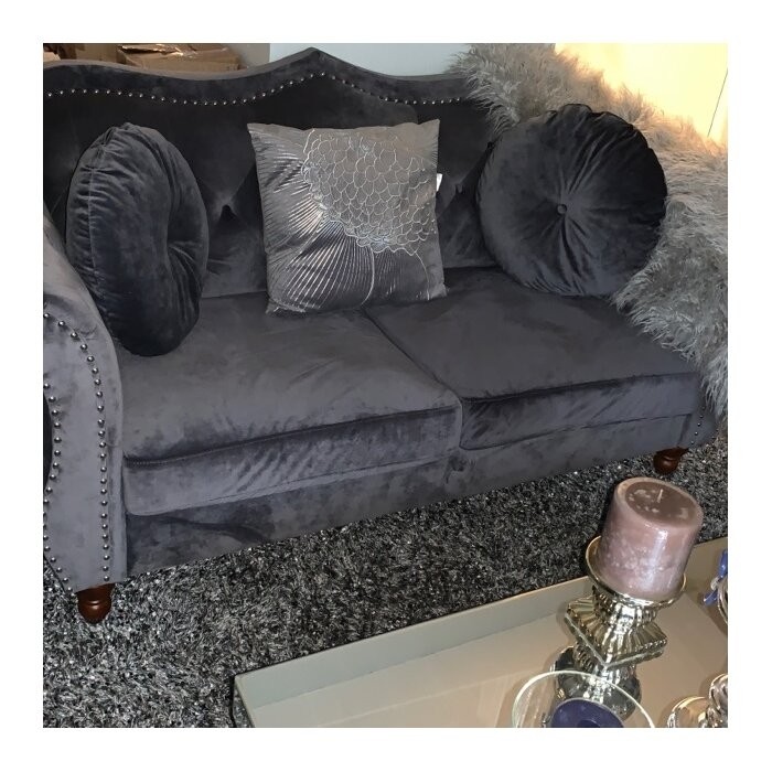 Tommy 2 Piece Velvet Living Room Set