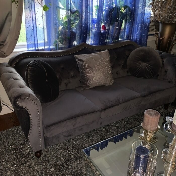 Tommy 2 Piece Velvet Living Room Set