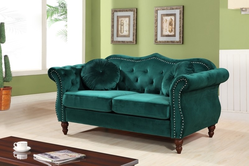 Tommy 2 Piece Velvet Living Room Set
