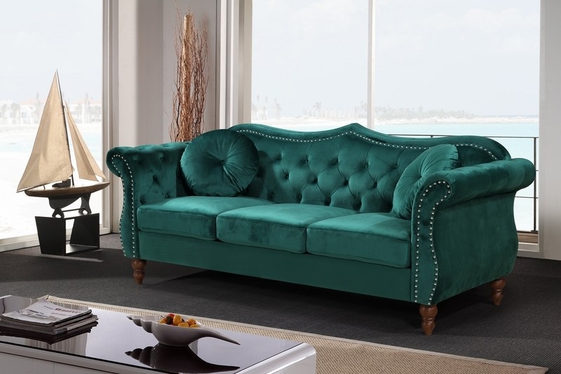 Tommy 2 Piece Velvet Living Room Set
