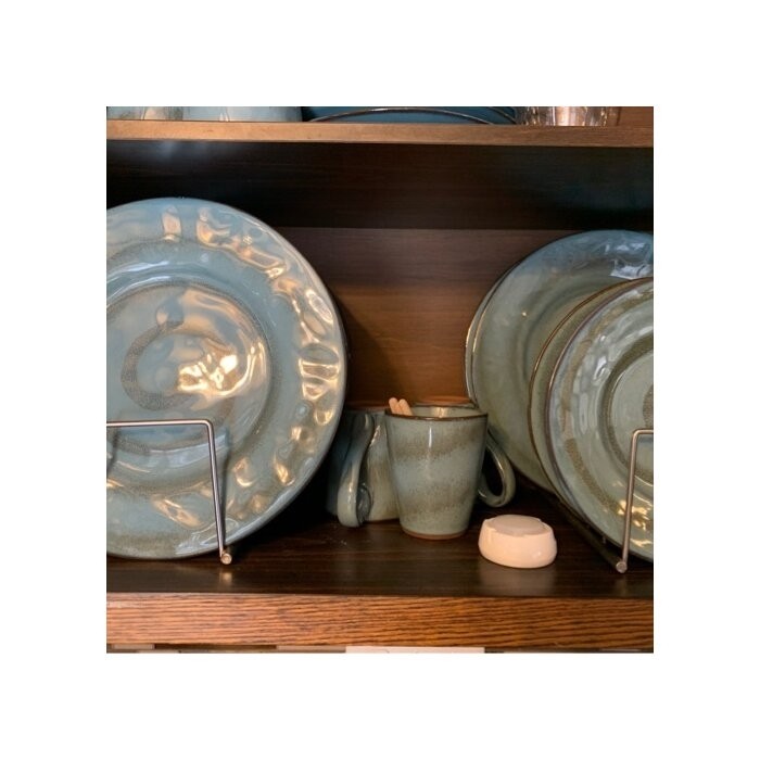 Toren Denim 16 Piece Dinnerware Set, Service for 4