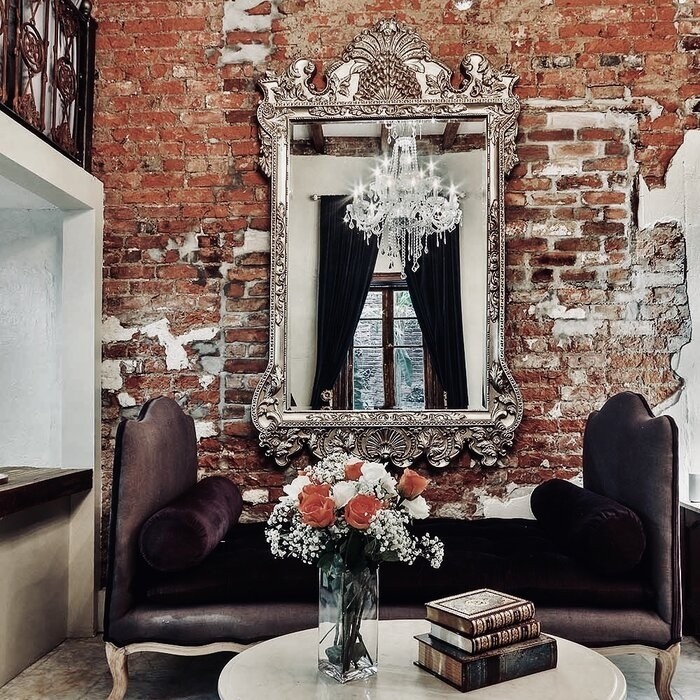 Traditional Beveled Full Length Mirror