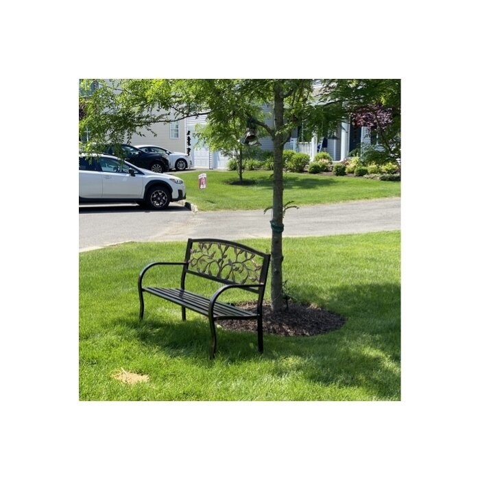 Tree of Life Iron Garden Bench