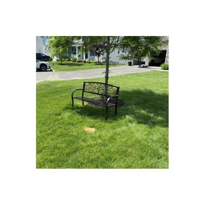 Tree of Life Iron Garden Bench
