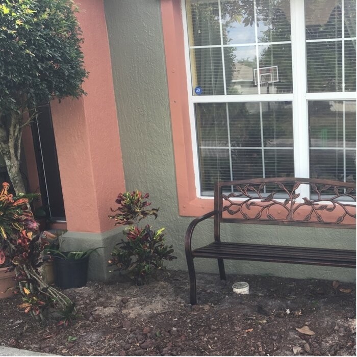 Tree of Life Iron Garden Bench
