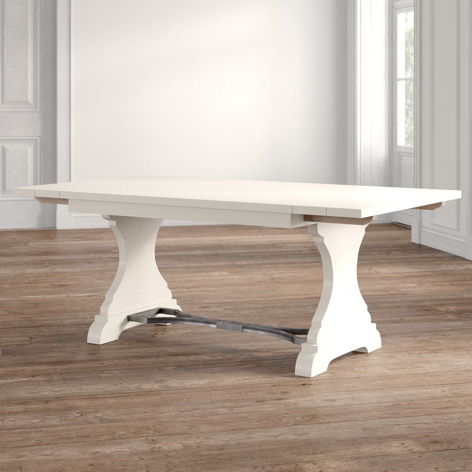 Trestle style Distressed Dining Table