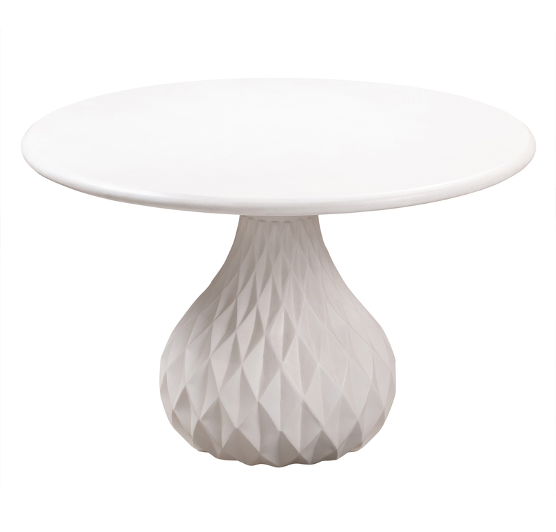 Tulum 47'' Concrete Pedestal Dining Table