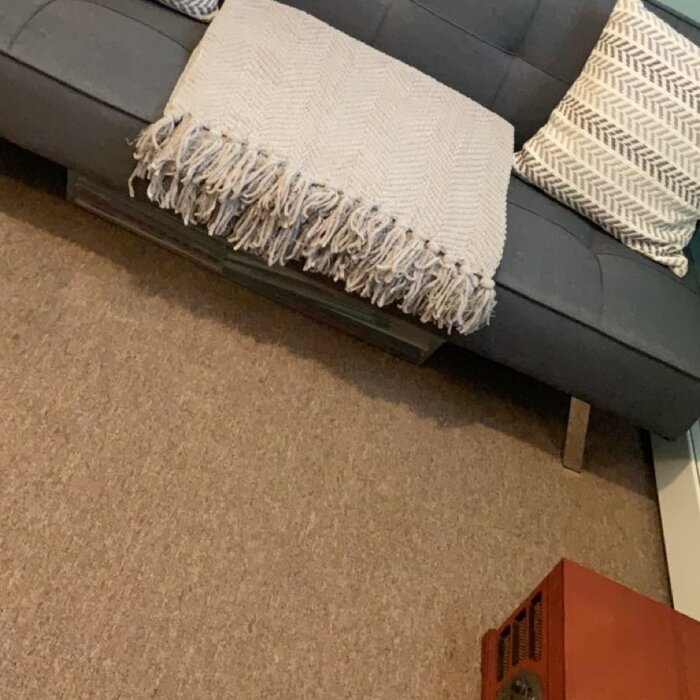 Twin 66.1'' Wide Tufted Back Convertible Sofa
