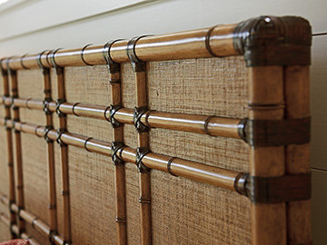 Twin Palms Solid Wood Panel Headboard