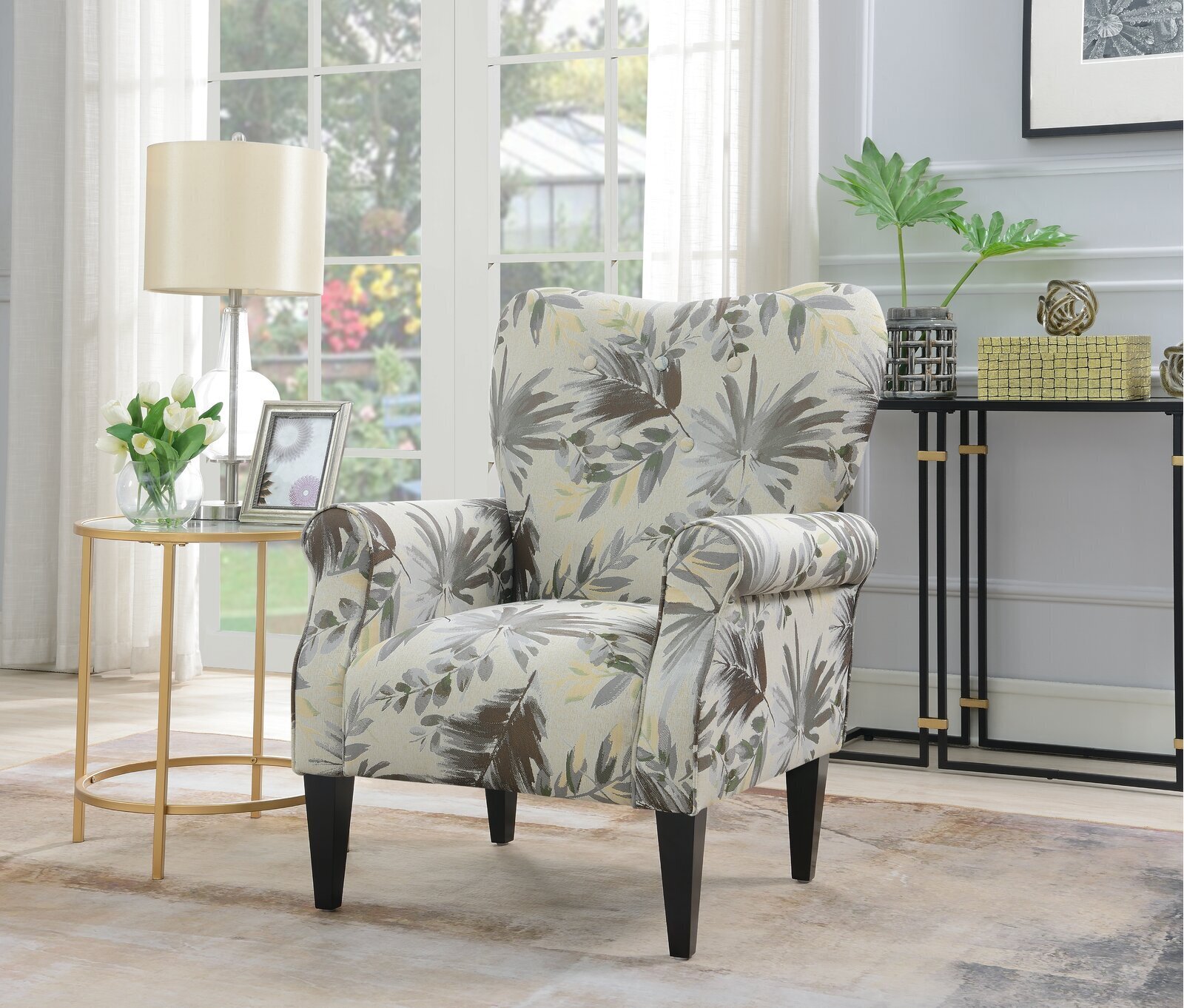 Upholstered High Seat Armchair 
