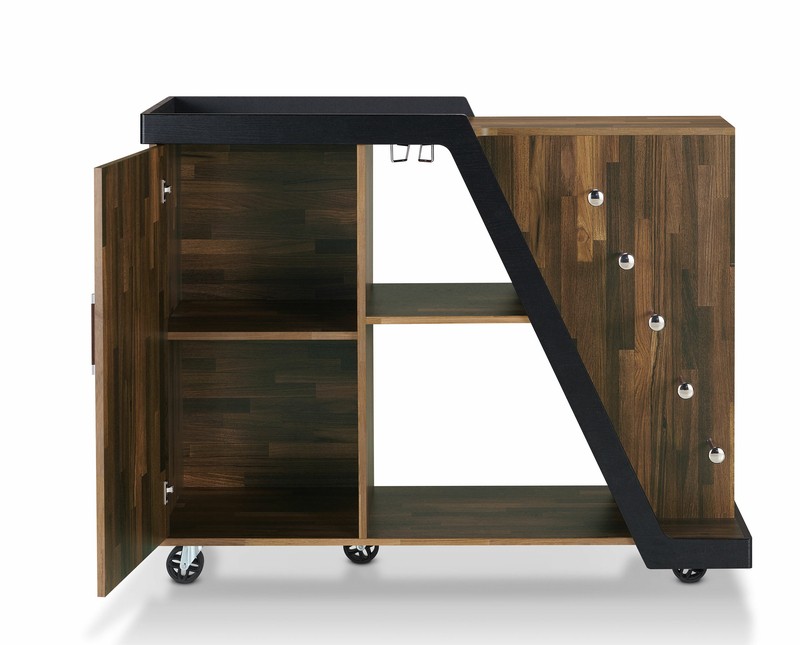 Vilen Mobile Bar with Wine Storage
