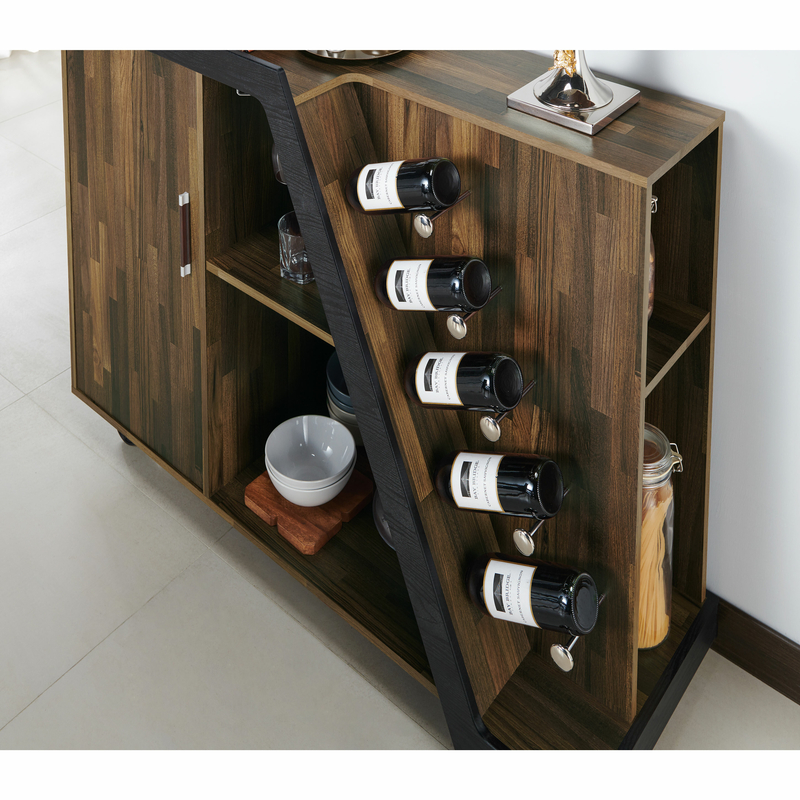 Vilen Mobile Bar with Wine Storage