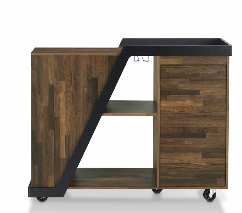 Vilen Mobile Bar with Wine Storage