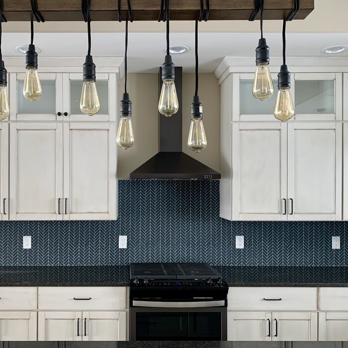 Viraj 8 - Light Kitchen Island Linear Pendant