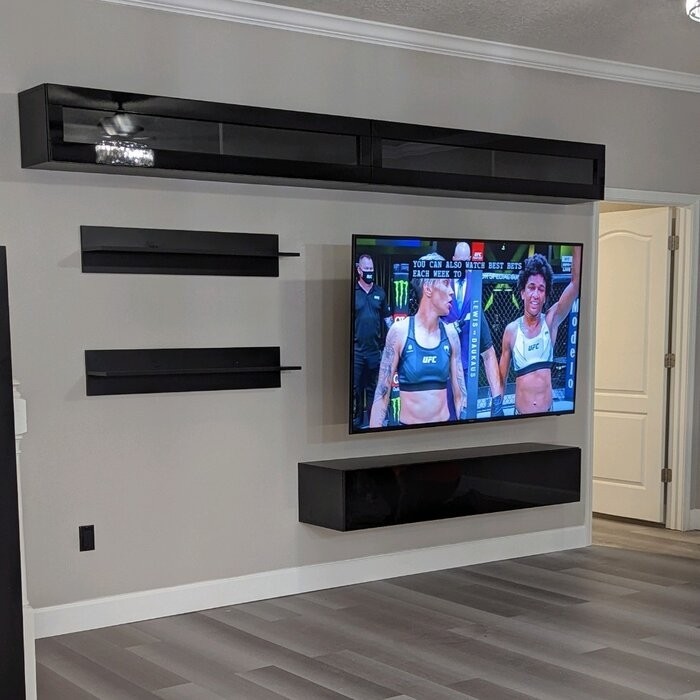 Waconia Floating Entertainment Center for TVs up to 85"