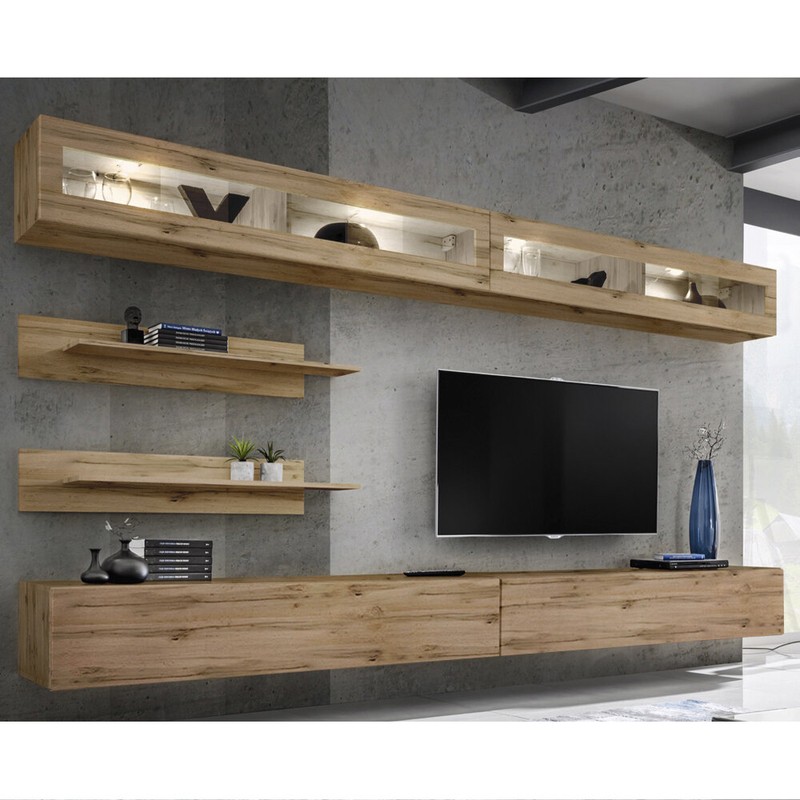 Waconia Floating Entertainment Center for TVs up to 85"