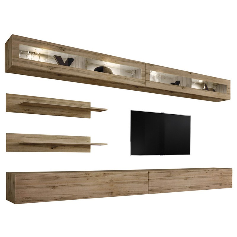 Waconia Floating Entertainment Center for TVs up to 85"
