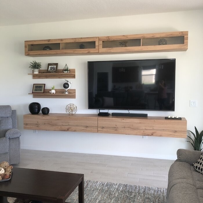 Waconia Floating Entertainment Center for TVs up to 85"
