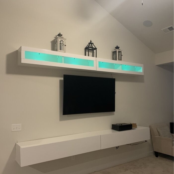 Waconia Floating Entertainment Center for TVs up to 85"