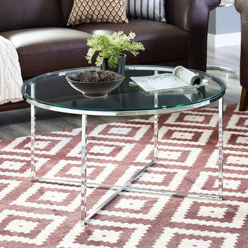 Wasser Cross Legs Coffee Table