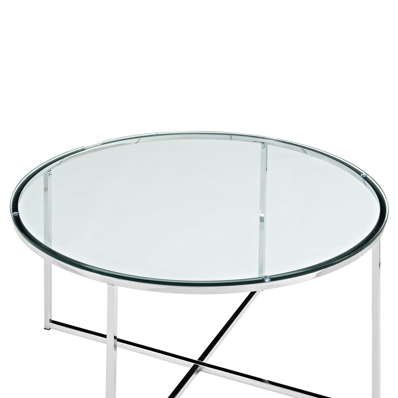 Wasser Cross Legs Coffee Table