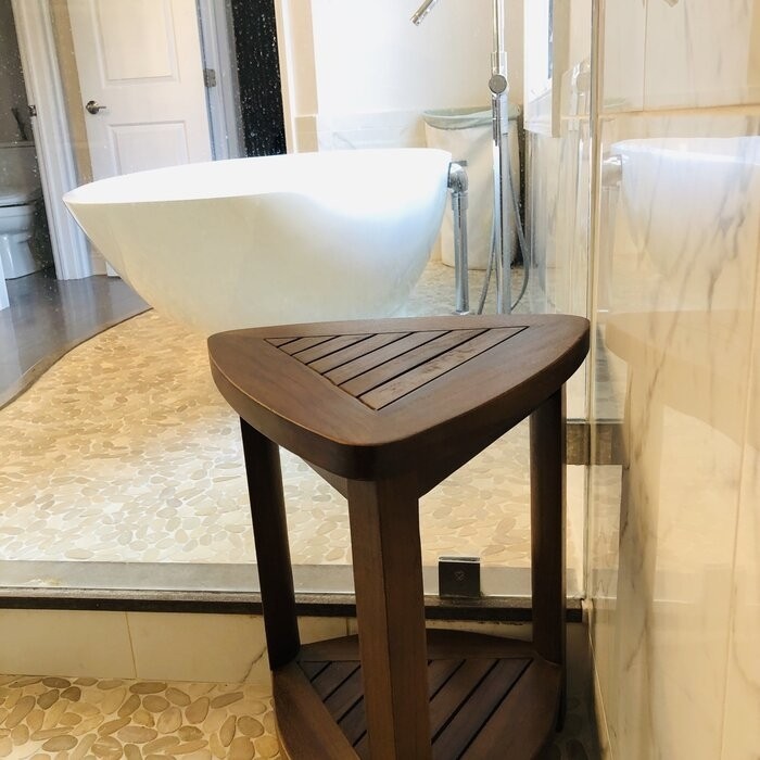 Weimar 16'' W Teak Shower Bench
