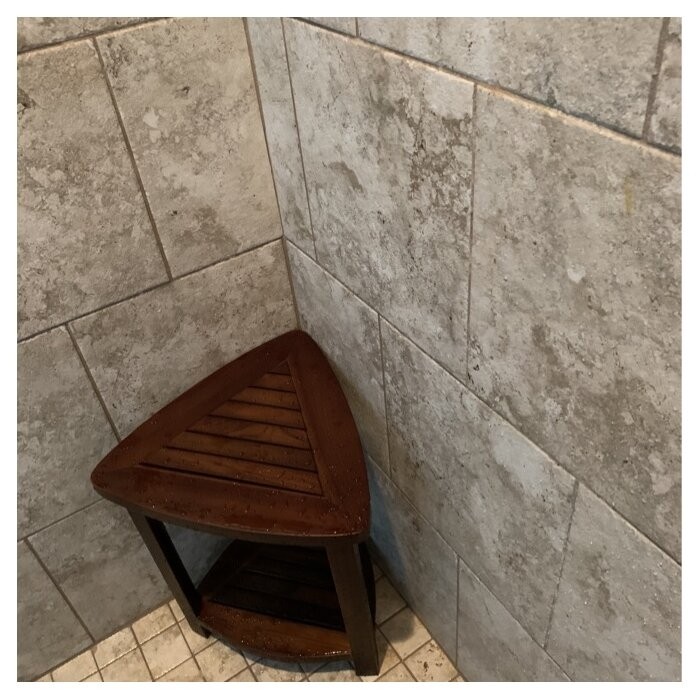 Weimar 16'' W Teak Shower Bench