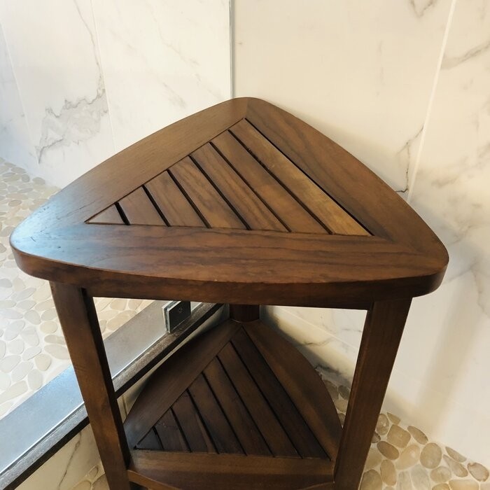 Weimar 16'' W Teak Shower Bench