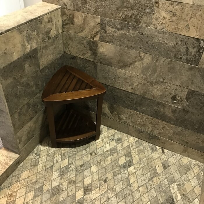 Weimar 16'' W Teak Shower Bench