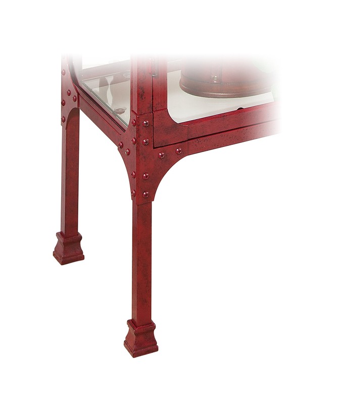 Whittlesey 28'' Wide Mirrored Back Curio Cabinet with Lighting