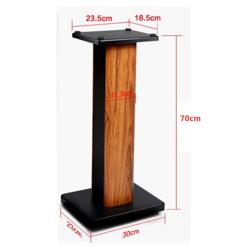 Wooden Fixed Height Speaker Stand