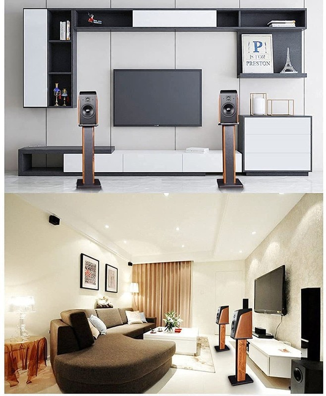 Wooden Fixed Height Speaker Stand