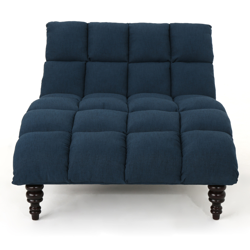 Wynkoop Tufted Armless Chaise Lounge