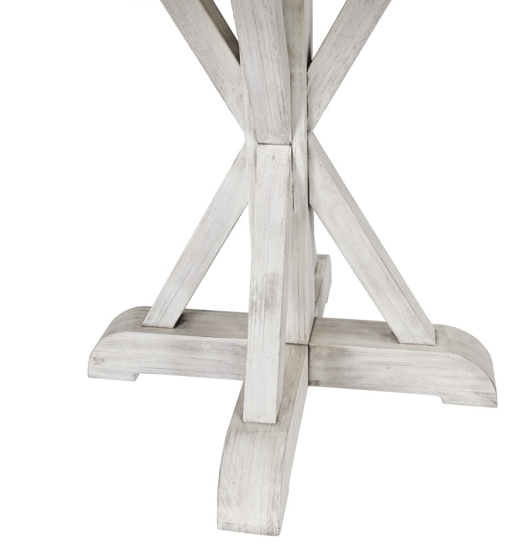 Yarra 47'' Pine Solid Wood Pedestal Dining Table