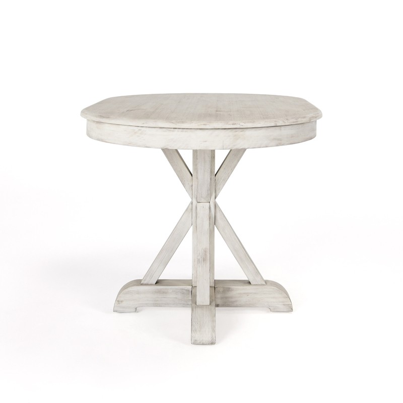 Yarra 47'' Pine Solid Wood Pedestal Dining Table