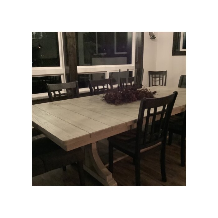 Zaiden Extendable Trestle Dining Table
