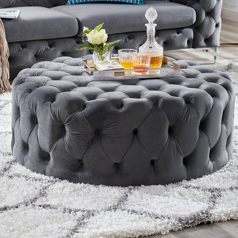 Luxury Large Round Ottoman Coffee Table Foter