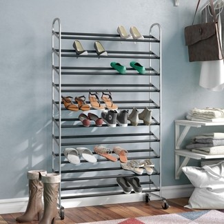 Door Hanging Tall Slim Shoe Rack - Foter