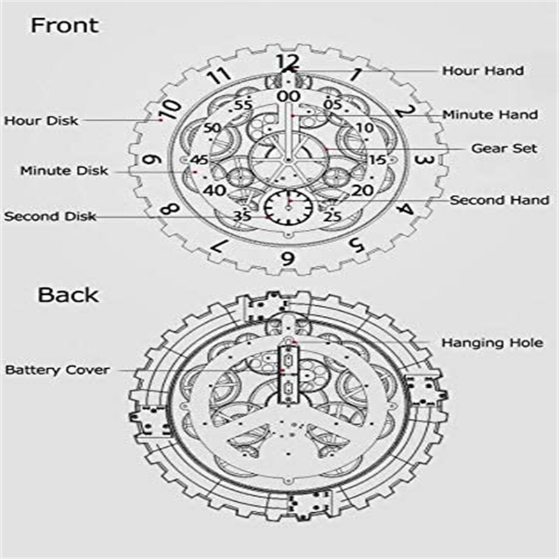 16" Wall Clock