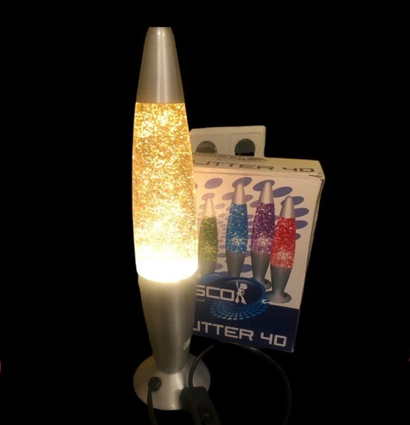 1980s Glitter Vintage Lava Lamp For Sale