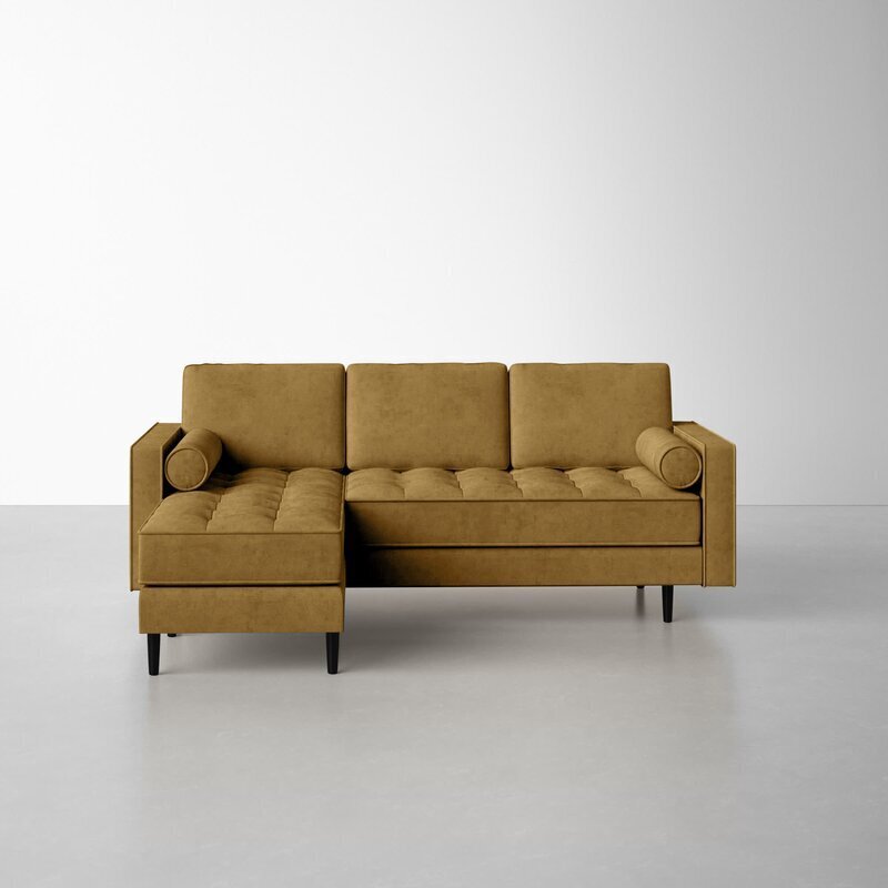 2 Piece Sectional L Shaped Couch