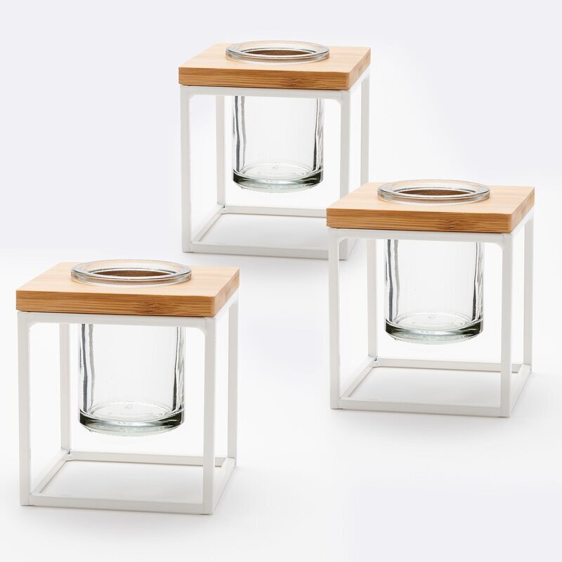 3 Piece Modern Wall Candle Holders