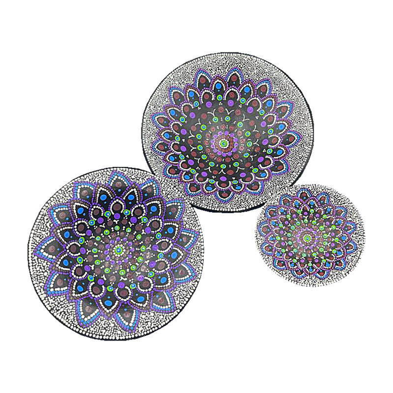 3 Piece Patterned Decorative Wall Plates
