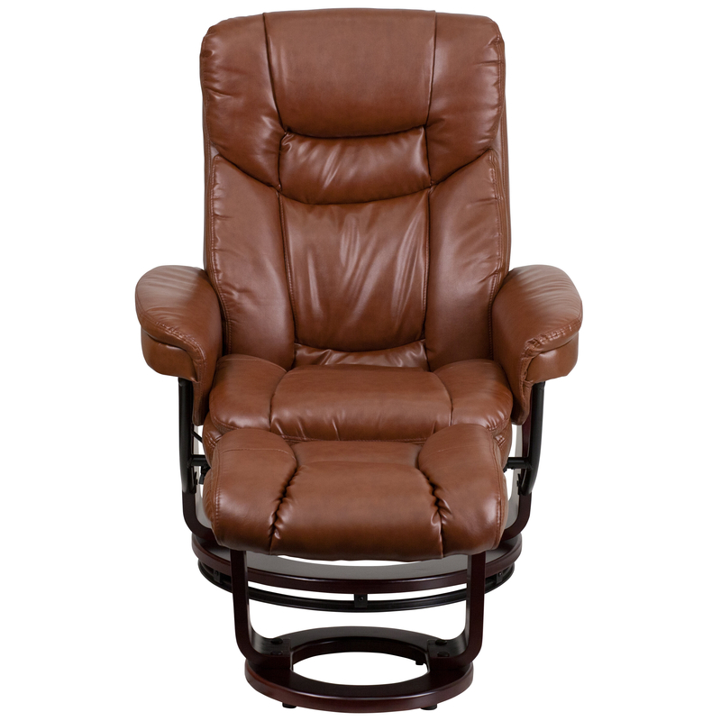 33'' Wide Manual Swivel Standard Recliner with Ottoman