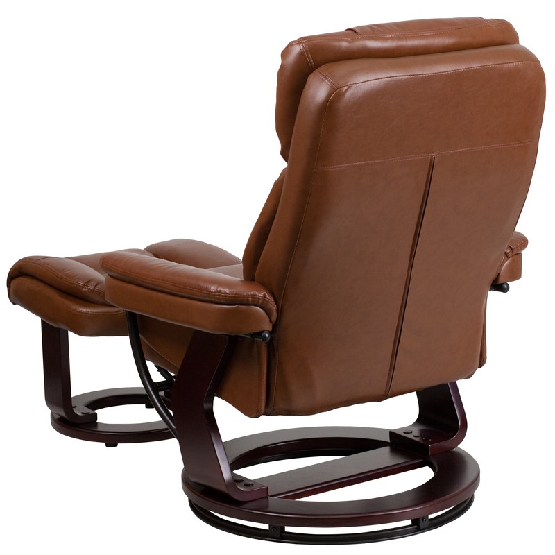 33'' Wide Manual Swivel Standard Recliner with Ottoman